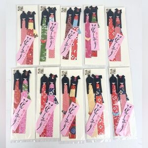 20 Vintage Japanese Style Origami Paper Geisha Doll Bookmarks New